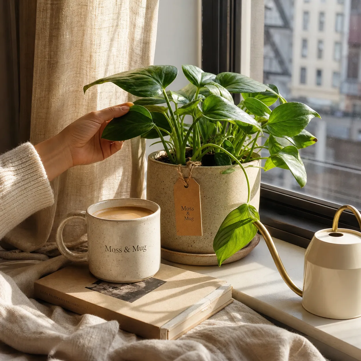 Lifestyle ritual for Moss and Mug