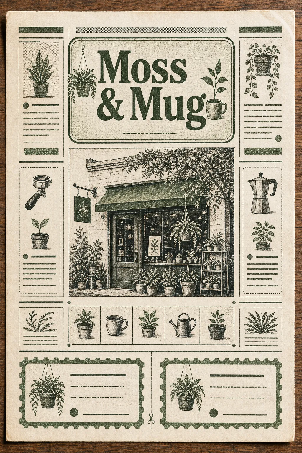 Local print direction for Moss and Mug