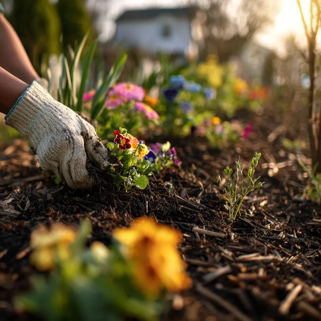 Post: planting a spring flower bed